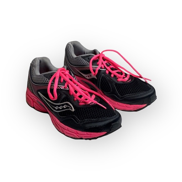 Saucony ☀︎︎ Cohesion 10 LTT Running Shoes Sneakers ☀︎︎ Black + Fuchsia ☀︎︎ 5M ☀︎ - Picture 9 of 16